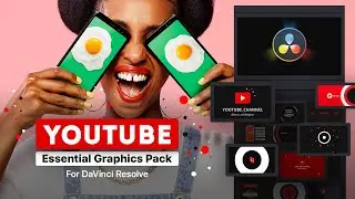 Youtube Essential Library Template | Pack for DaVinci Resolve