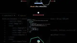 Elastic Line Animation using CSS. #html #css #webdevelopment #tutorial #codingsimplifiedspace
