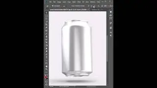 Create Mockup for Round Objects in Photoshop #Shorts