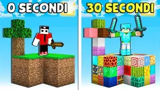 MINECRAFT SKYBLOCK MA L'ISOLA CAMBIA OGNI SECONDO!