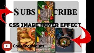 CSS  image Hover effect || CSS hover tutorial @codetechniques