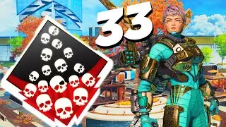 i dropped 33 kills in one game (SEASON 10 KILL RECORD) APEX LEGENDS