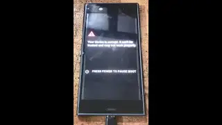 SONY XPERIA XZ1 (SOV36), YOUR DEVICE IS CORRUPT. IT CAN'T BE TRUSTED.... FIX| SONY XPERIA FLASHING.