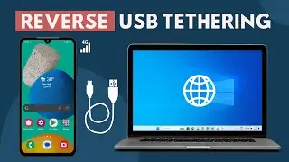 Share PC Internet to Android via USB | Reverse USB Tethering