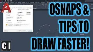 AutoCAD Snaps & Ortho Explained! Plus Must-Know Tricks to Make Edits Quicker!