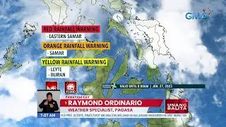 Weather update as of 7:07 AM (January 27, 2023) | UB