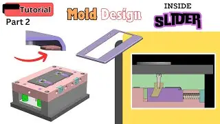 Designed a SLIDE mold to solve the undercut problem very easily