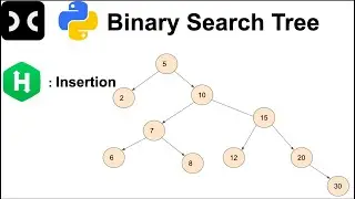 Binary Search Tree : Insertion | Iterative | HackerRank | Tree | Python