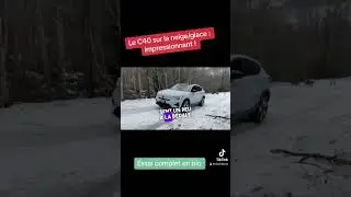 Le Volvo C4 sur la neige