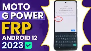 Motorola 2023 Update - Moto G Power 5G FRP Bypass Android 12 [Without PC]