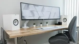 Building my White-Themed Dream Desk Setup | Modern and Minimal