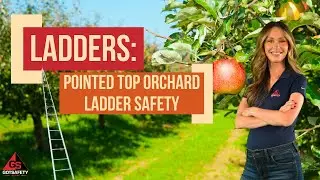 Ladders: Pointed Top Orchard Ladder Safety | Essential Tips for Safe Use #toolboxtalk #safetytips