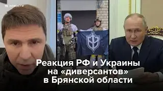 Реакция РФ и Украины на «диверсантов» в Брянской области