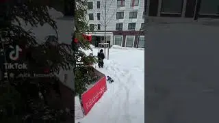 Машинка зимой