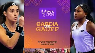 Caroline Garcia vs. Coco Gauff | 2022 WTA Finals Group Stage | Match Highlights