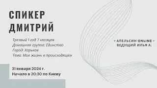 Спикер Дмитрий - Моя жизнь в происходящем. Трезвый 1 год 7 месяцев