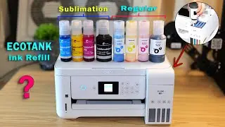 Refill ink on EPSON ECOTANK