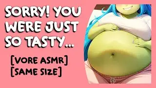 Your Cuddle Monster Eats You! 😊 [F4A] [Vore ASMR] [Same Size] [Ear Licking] [Sleep Aid]