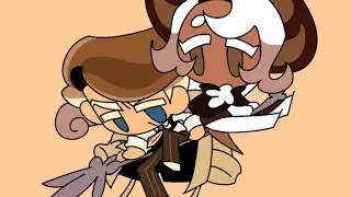 [cookierun/cookierunkingdom] I made an animation for almondcookie and lattecookie