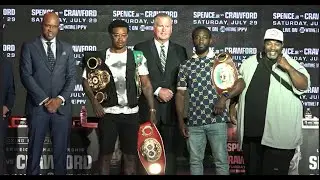 Errol Spence Jr. vs Terence Crawford Face-Off  