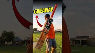 NEW CRICKET BAT GIVEAWAY🏏😍|| #vlog 480 || #cricket #game #giveaway #match #shorts