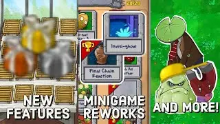 Plants VS Zombies Expansion Mod - Suggestions (Reworked Minigames, New Features & More!)