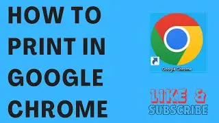 How To Print In Google Chrome