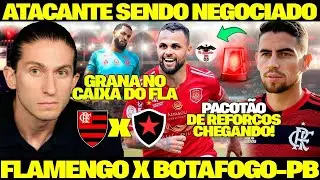 PRÉ JOGO FLAMENGO X BOTAFOGO-PB COPA DO BRASIL | ATACANTE SENDO NEGOCIADO! | PACOTÃO DE REFORÇOS
