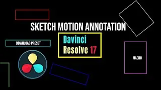 How to Create Sketch Motion Annotation in Davinci Resolve | Box Callout