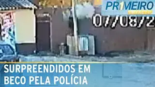 Criminoso escapa de tiro durante confronto com PMs no Rio | Primeiro Impacto (08/08/24)