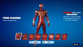 How To Get Iron Spider Skin For FREE! (Fortnite)