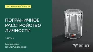 Пограничная личность:  диагностика и терапия (часть 3) | Ольга Сергеевна Гамаюнова