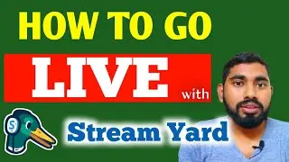 How to go live with streamyard  / by Mobile / stream yard hindi tutorial /stream yard live broadcast