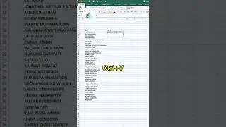 LEBIH CEPET DARI COPY PASTE. Cuman 1 Detik bisa nyalin data di Excel