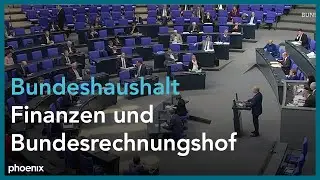 Bundestagsdebatte zum Bundeshaushalt für Finanzen und Bundesrechnungshof am 08.12.20