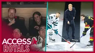 Meghan Markle & Prince Harry Dance at Canucks Hockey Game Date Night