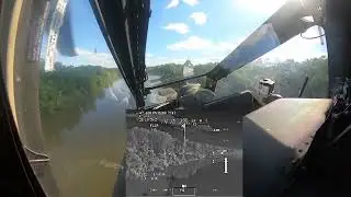 COCKPIT VIEW of AH-64 Apache Helicopter Training Flight