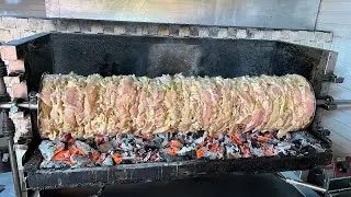 Turkey Style Charcoal Roast Chicken Shawarma of Calicut Near Tagore Hall | Calicut Street Food