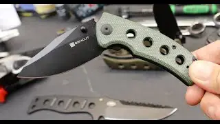 SENCUT Excalis: Affordable Adamas-like knife. Micarta, ceramic bearings, flipper that does the job!
