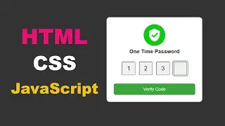 OTP Verification Box in JavaScript. | Amin Coding.