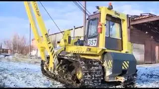 Новый трубоукладчик на Лебединском ГОКе