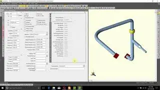 How To Add a Flange Pair to Piping Model in Caesar II