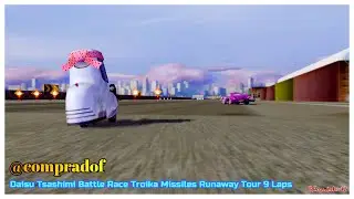 Cars 2 The Video Game | Daisu Tsashimi - Battle Race (Troika Missiles) | Runway Tour 9 Laps