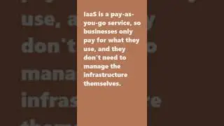 What is Infrastructure as a Service (IaaS) 