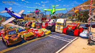 Disney Pixar Cars Unboxing Review | Lightning McQueen, Tow Mater, High Impact, Sally Carrera Friends