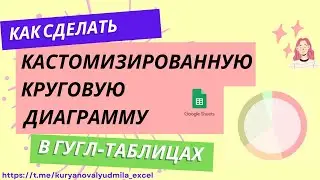 Кастомизированная круговая диаграмма в гугл-таблицах