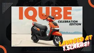 Unleashing the Future: TVS iQube Electric Scooter Review | TVS iQube celebration edition