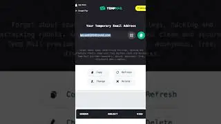 Create Temporary Email Address⚡Useful for Stopping SPAM & Robots 