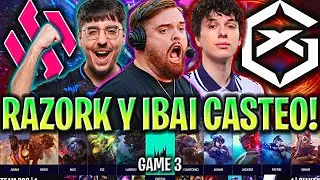 IBAI Y RAZORK CASTEAN LA DECISIVA DE TH3LEC! - BDS vs GIANTX GAME 3 PLAYOFFS LEC VERANO 2024 ESPAÑOL