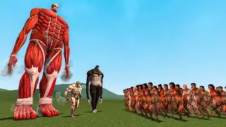 ATTACK ON TITAN in Garry's Mod Sandbox!